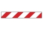 Warnstreifen rot/weiß rechts