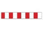 Warnstreifen rot/weiß gerade