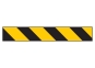 Warnstreifen gelb/schwarz links