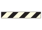 Warnstreifen schwarz/nachleuchtend rechts