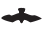 Raubvogelsymbol 'I' schwarz matt, selbstklebend