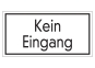 Kein Eingang