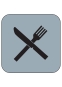 PVC-Piktogramm Symbol Restaurant