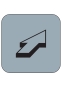 PVC-Piktogramm Pfeilsymbol oben