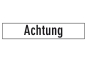 Achtung 2 Stück/Bogen