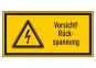 Vorsicht Rückspannung