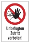 Unbefugten Zutritt verboten