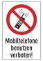Mobiltelefone benutzen verboten!