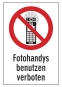 Fotohandys benutzen verboten