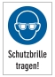 Schutzbrille tragen!