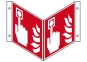Winkelschild F005 Brandmelder